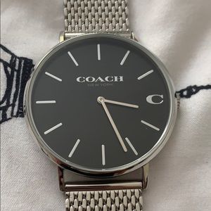 Coach Charles Silver Mesh